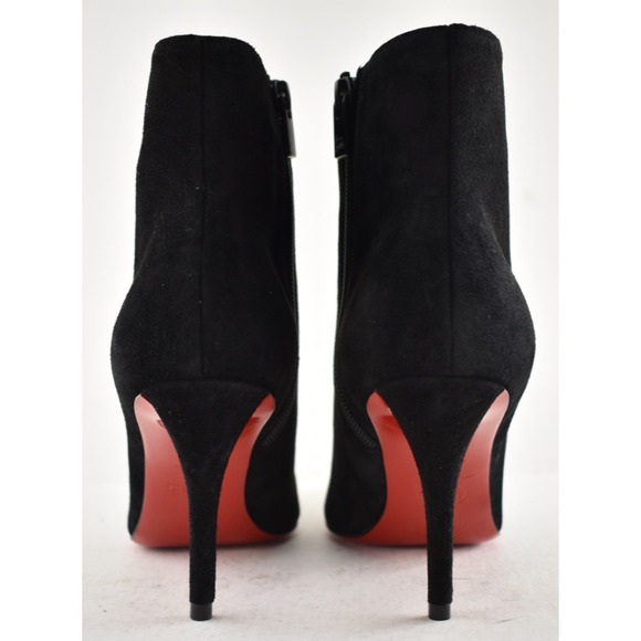 Christian Louboutin So Apostropha Booty 80 Black Suede Ankle Heel Bootie 36 - Picture 16 of 16